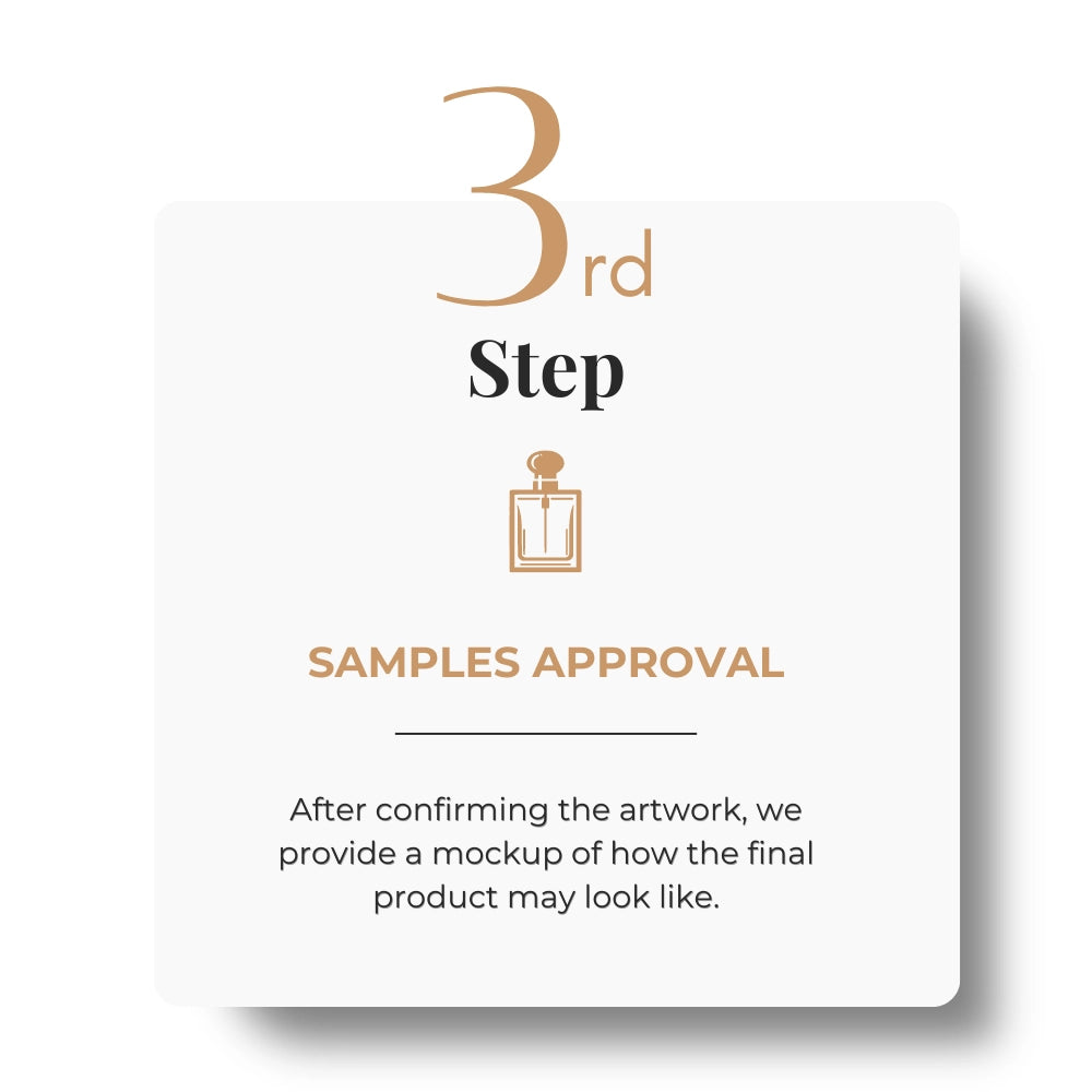 3rd Step - Samples Approval for Private Label at Beauty & Perfume International, Dubai