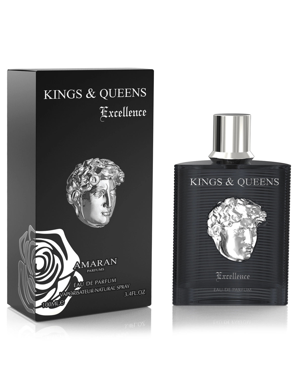 Amaran Kings & Queens Excellence Eau de Parfum is a long lasting perfume for men. A pour homme EDP made in Dubai, UAE