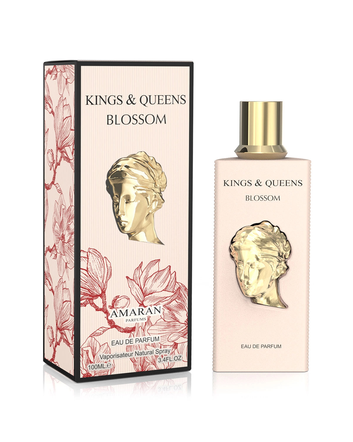 Amaran Kings & Queens Blossom Eau de Parfum is a long lasting perfume for women. A pour femme EDP made in Dubai, UAE