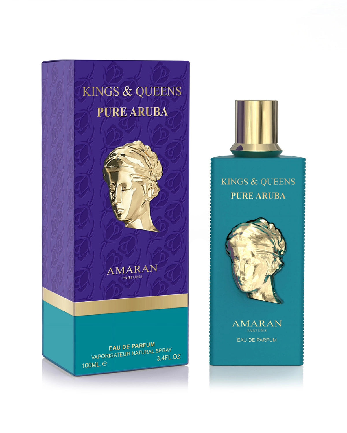 Amaran Kings & Queens Pure Aruba Eau de Parfum is a long lasting perfume for women. A pour femme EDP made in Dubai, UAE