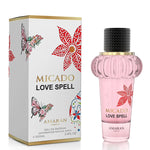 Amaran Micado Love Spell Eau de Parfum is a long lasting perfume for women. A pour femme EDP made in Dubai, UAE