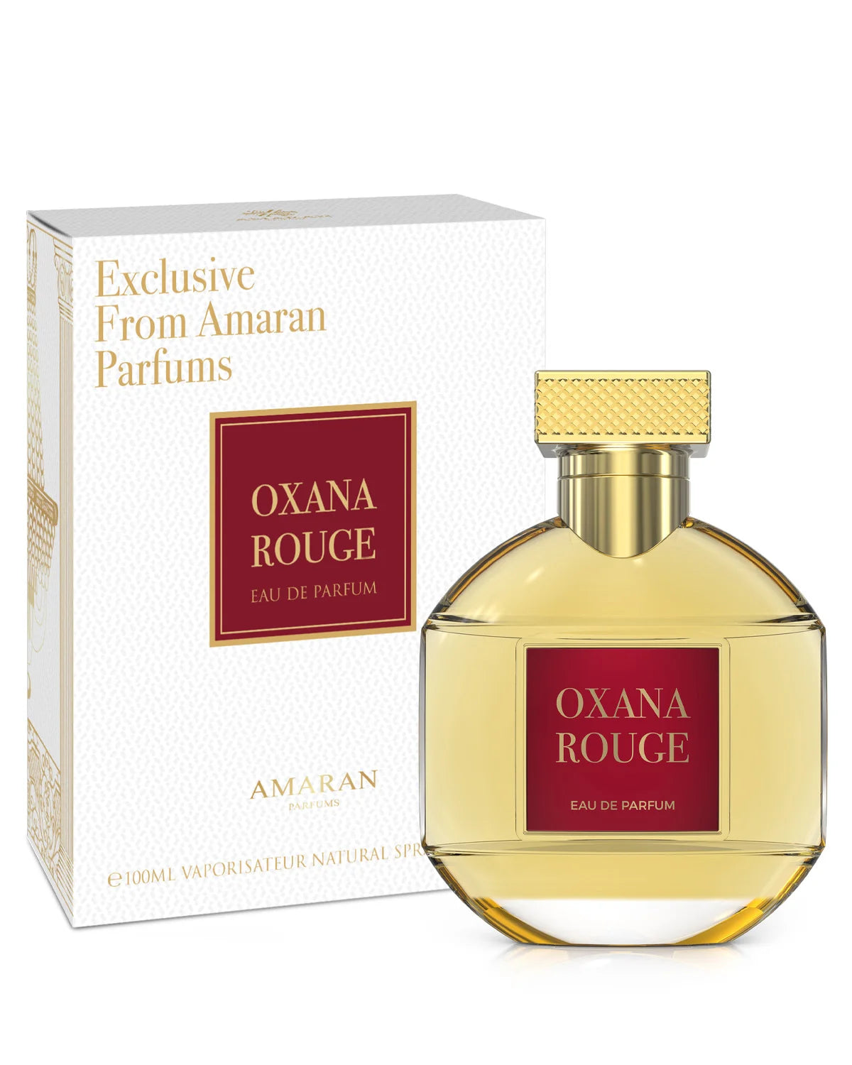 Amaran Rouge Eau de Parfum for woman and men. A unisex perfume made in Dubai, UAE