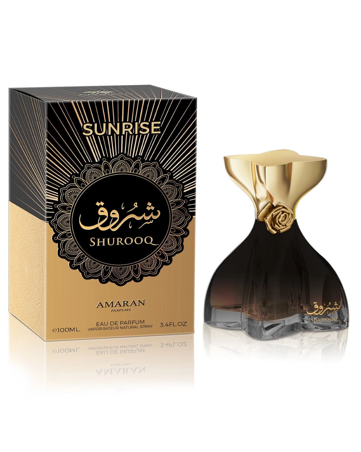 Amaran Sunrise Shurooq Eau de Parfum for woman and men. A unisex perfume made in Dubai, UAE