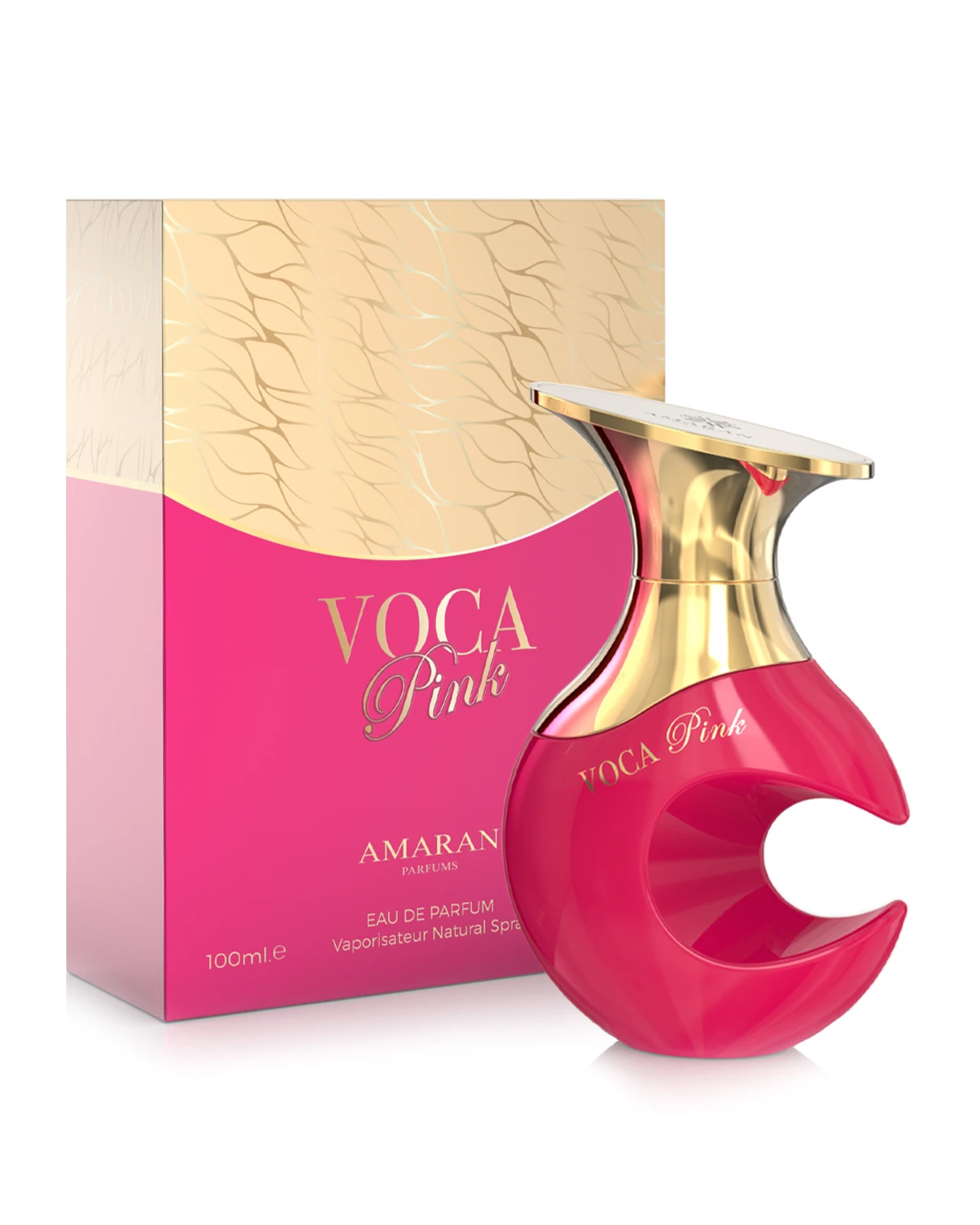 Amaran Voca Pink Eau de Parfum is a long lasting perfume for women. A pour femme EDP made in Dubai, UAE