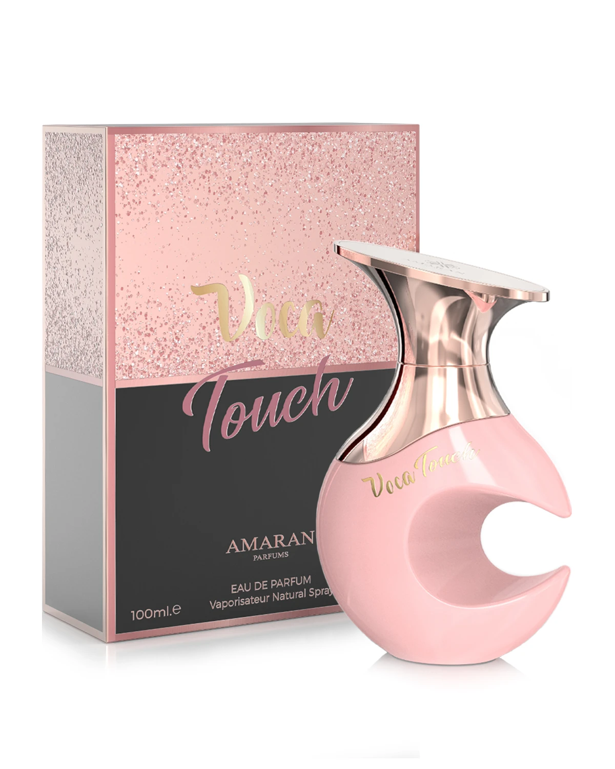 Amaran Voca Touch Eau de Parfum is a long lasting perfume for women. A pour femme EDP made in Dubai, UAE