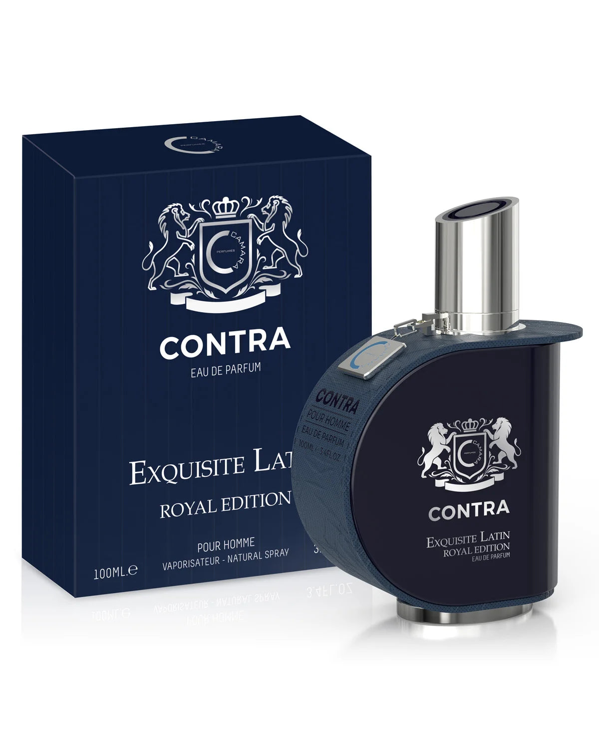 Camara Contra Exquisite Latin Royal Edition Eau de Parfum is a long lasting perfume for men. A pour homme EDP made in Dubai, UAE