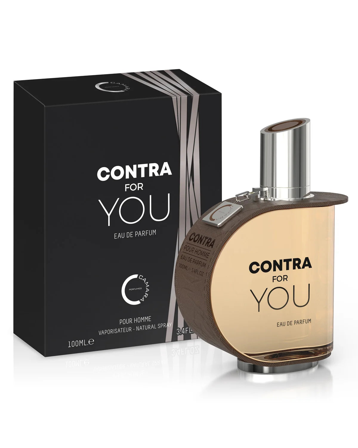 Camara Contra For You Eau de Parfum is a long lasting perfume for men. A pour homme EDP made in Dubai, UAE