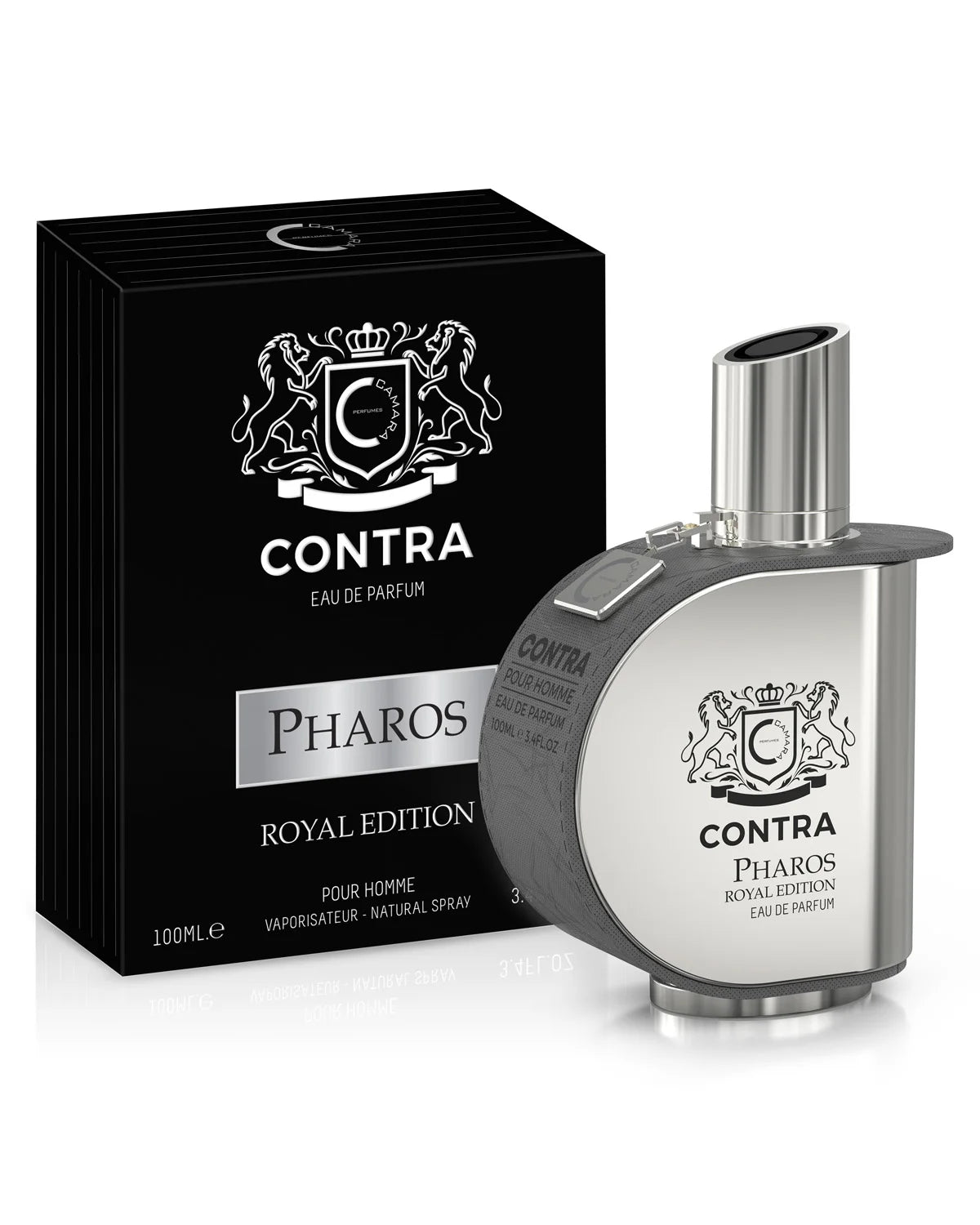 Camara Contra Pharos Royal Edition Eau de Parfum is a long lasting perfume for men. A pour homme EDP made in Dubai, UAE