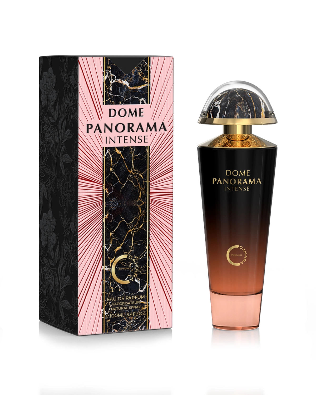 Camara Dome Panorama Intense Eau de Parfum is a long lasting perfume for women. A pour femme EDP made in Dubai, UAE