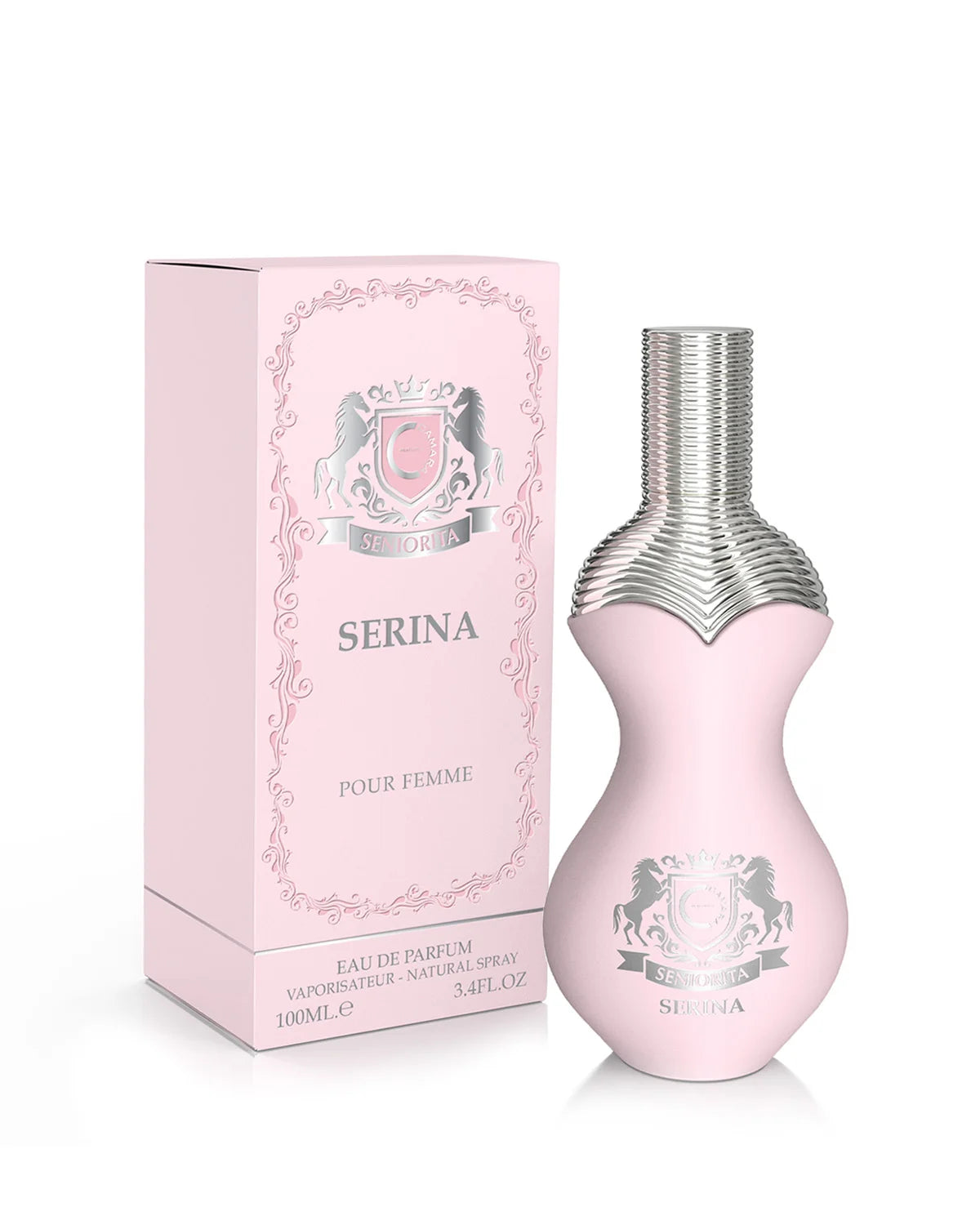 Camara Seniorita Serina Eau de Parfum is a long lasting perfume for women. A pour femme EDP made in Dubai, UAE