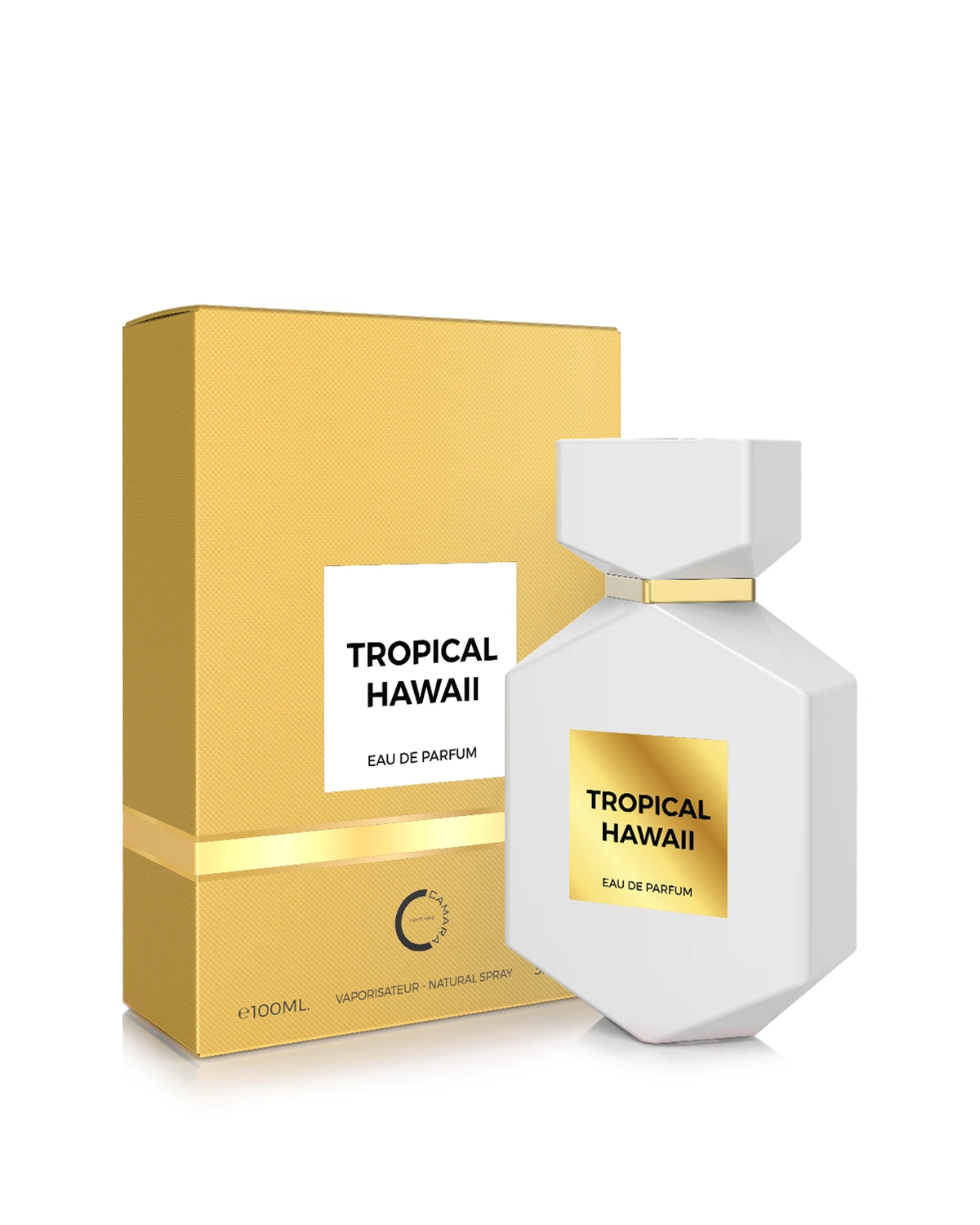 Camara Tropical Hawaii Eau de Parfum for woman and men. A unisex perfume made in Dubai, UAE