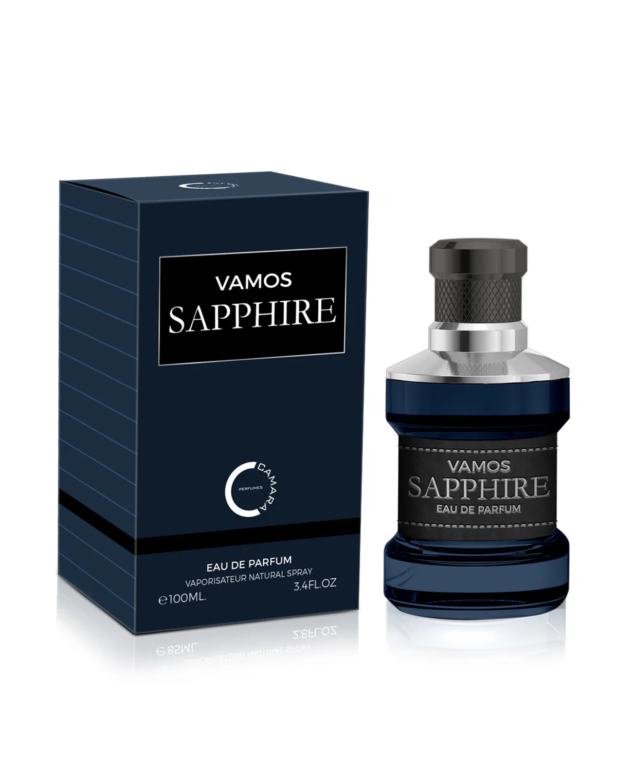 Camara Vamos Sapphire Eau de Parfum is a long lasting perfume for men. A pour homme EDP made in Dubai, UAE