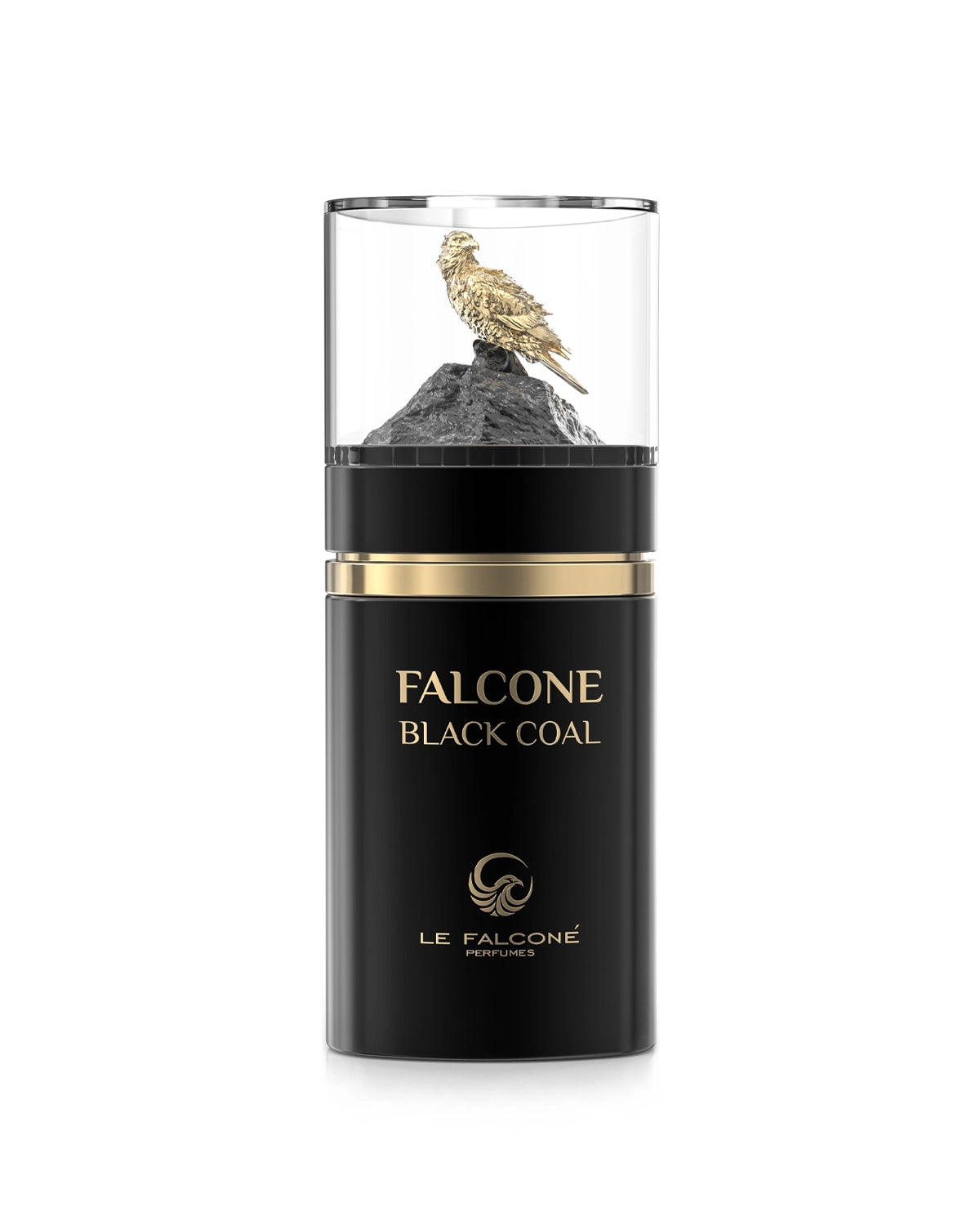 Le Falconé Falcone Black Coal Eau de Parfum for woman and men. A unisex perfume made in Dubai, UAE