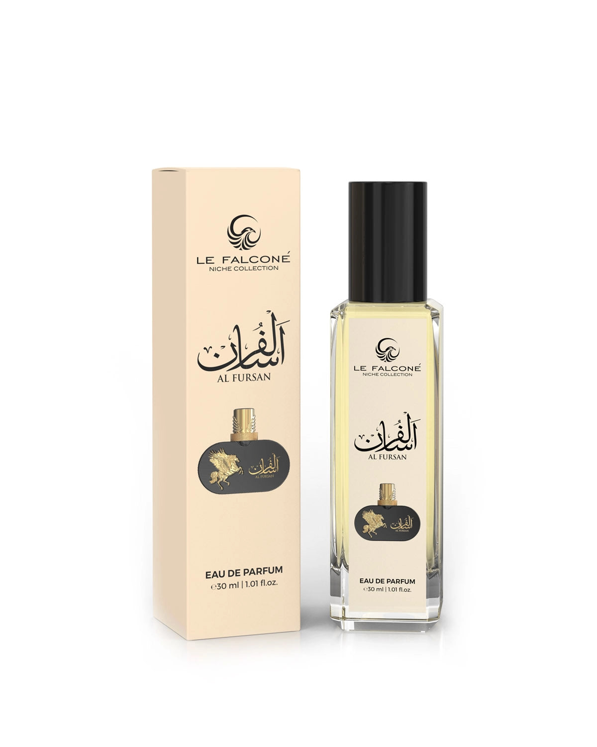 Le Falconé Niche Al Fursan Eau de Parfum for woman and men. A unisex perfume made in Dubai, UAE