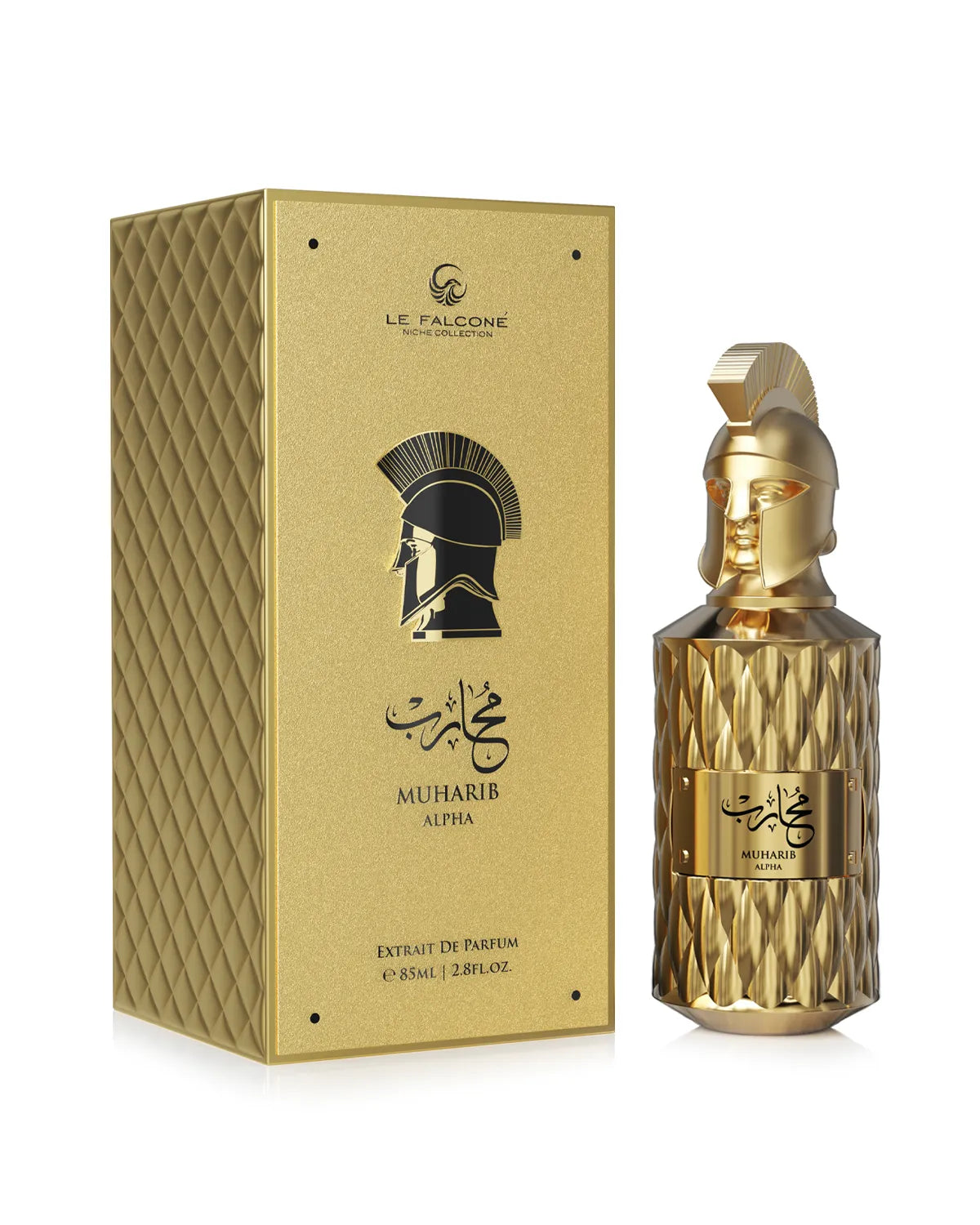 Le Falconé Niche Muharib Alpha Extrait de Parfum for woman and men. A unisex perfume made in Dubai, UAE