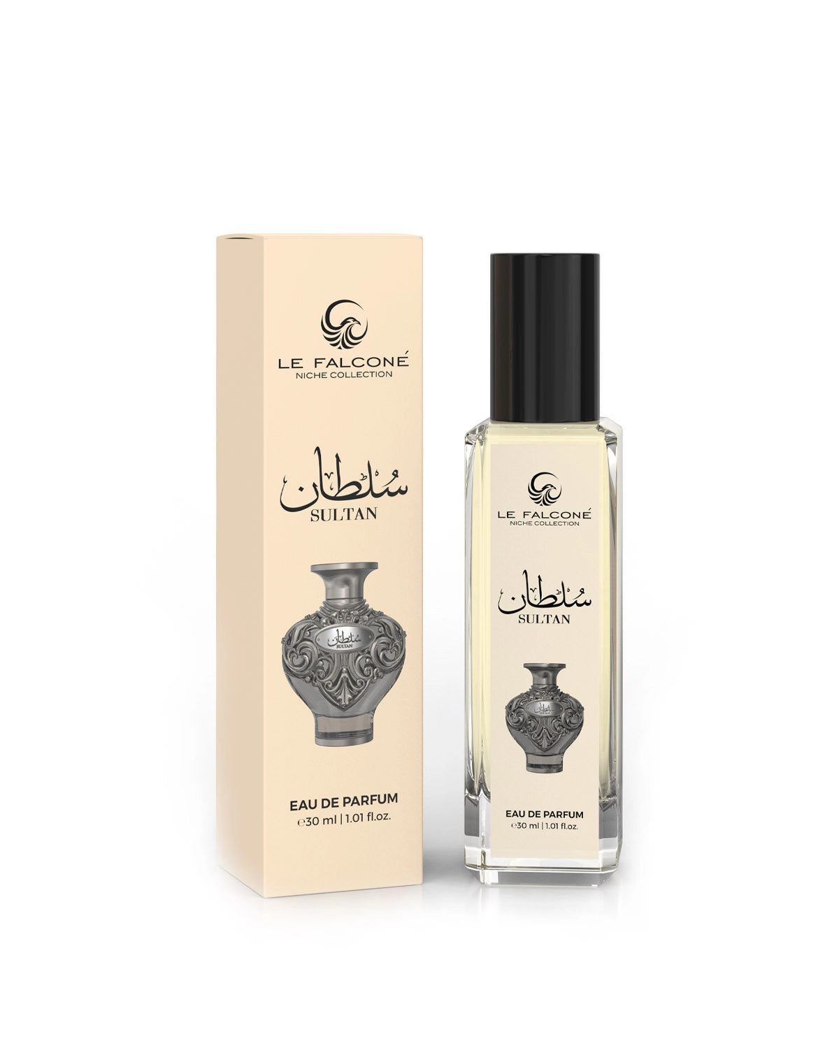 Le Falconé Niche Sultan Extrait de Parfum for woman and men. A unisex perfume made in Dubai, UAE