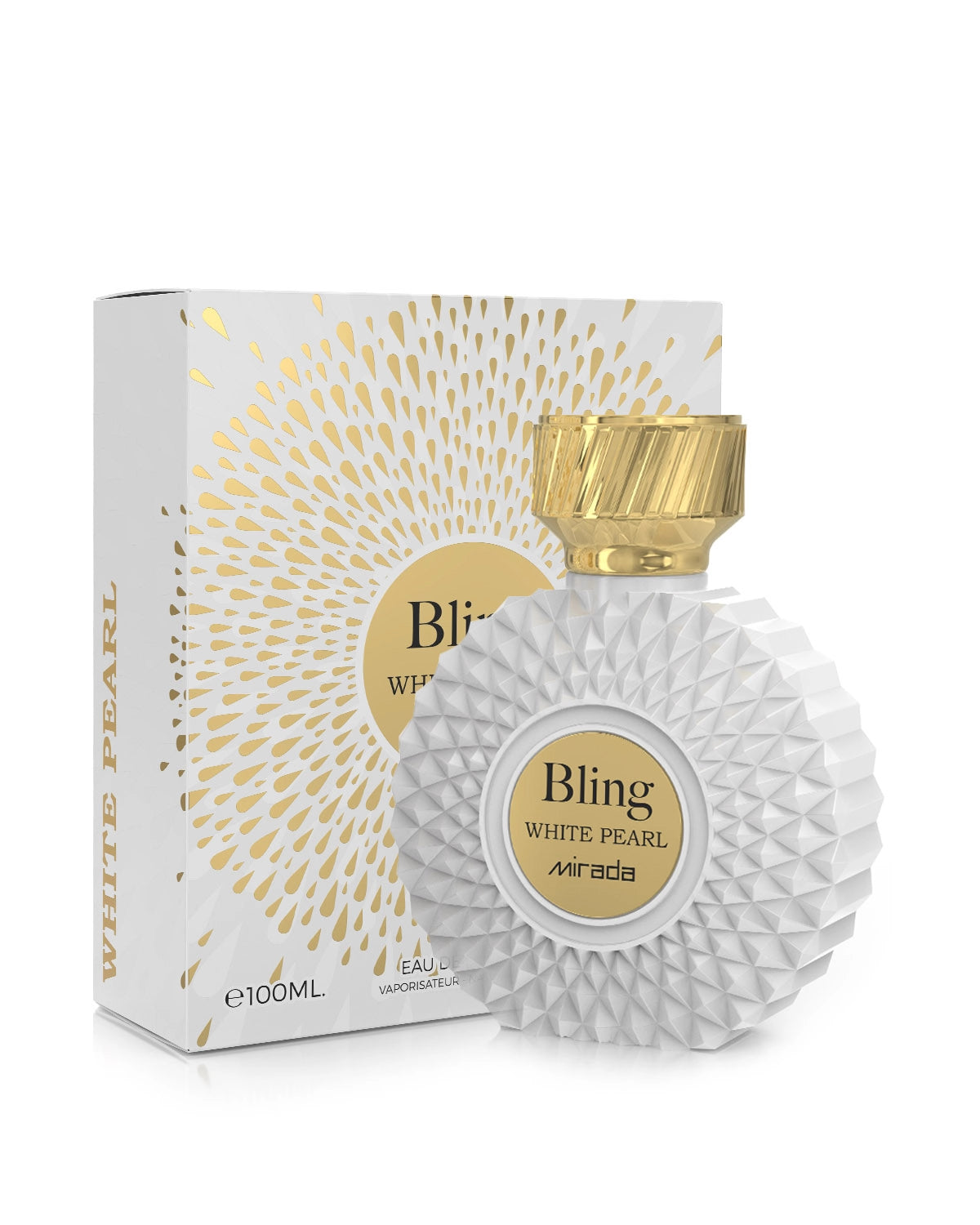 Mirada Bling White Pearl For Her Eau de Parfum is a long lasting perfume for women. A pour femme EDP made in Dubai, UAE