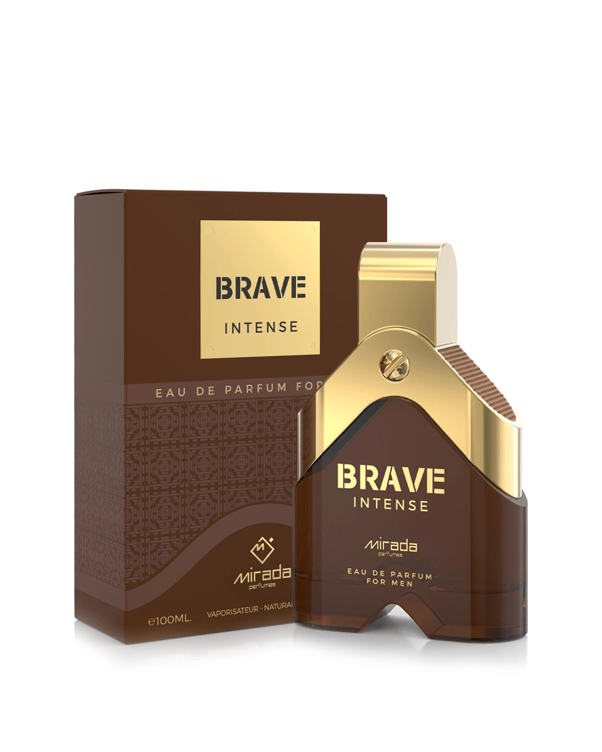 Mirada Brave Intense Eau de Parfum is a long lasting perfume for men. A pour homme EDP made in Dubai, UAE