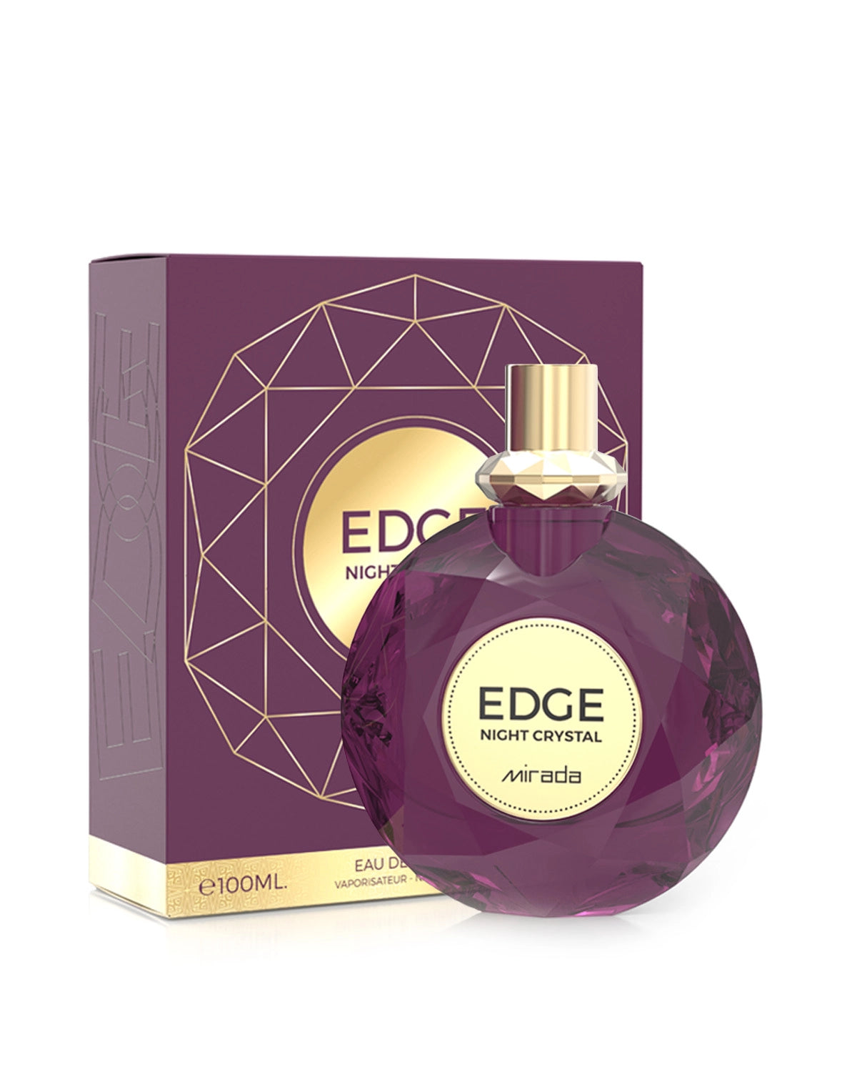 Mirada Edge Night Crystal For Her Eau de Parfum is a long lasting perfume for women. A pour femme EDP made in Dubai, UAE