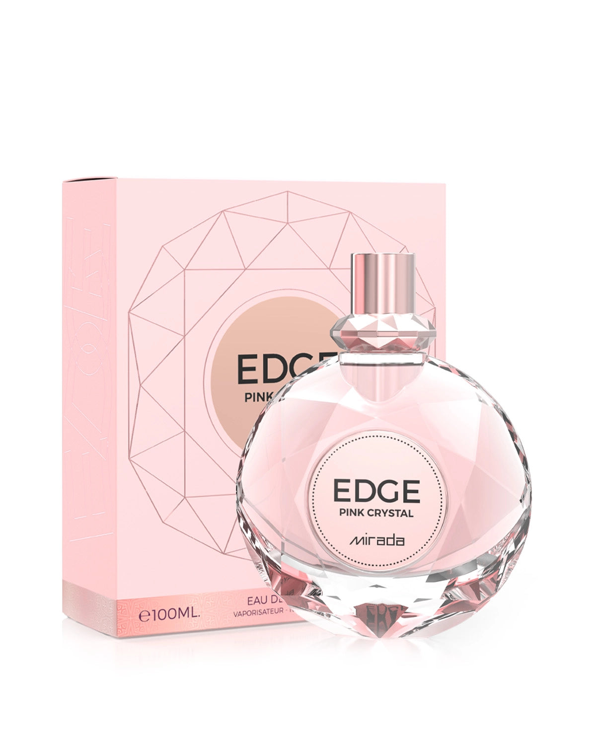 Mirada Edge Pink Crystal For Her Eau de Parfum is a long lasting perfume for women. A pour femme EDP made in Dubai, UAE