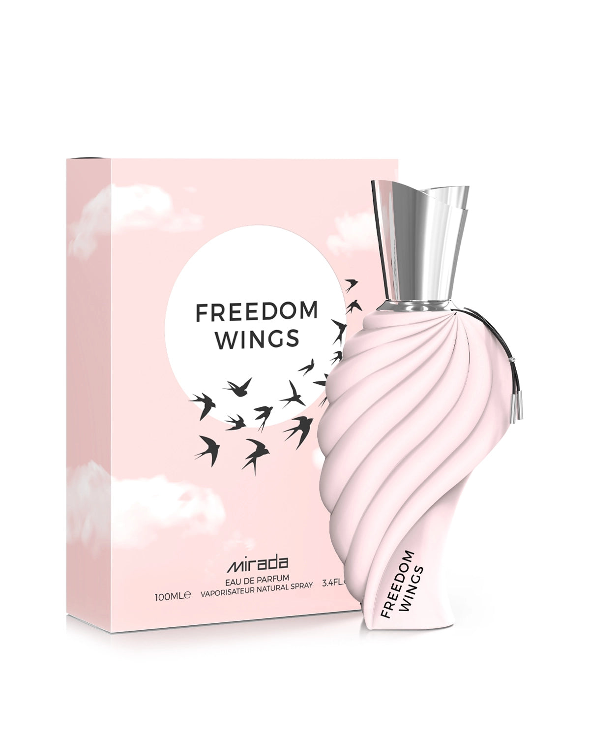 Mirada Freedom Wings For Her Eau de Parfum is a long lasting perfume for women. A pour femme EDP made in Dubai, UAE