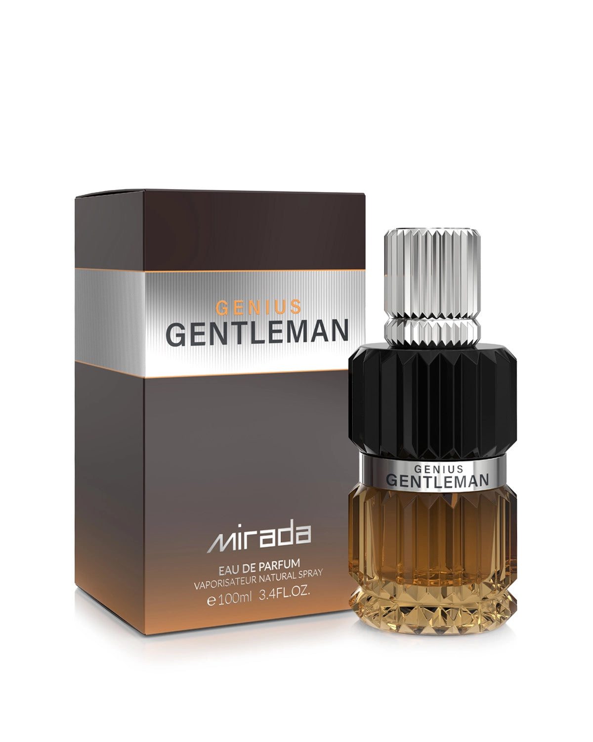 Mirada Genius Gentleman Eau de Parfum is a long lasting perfume for men. A pour homme EDP made in Dubai, UAE