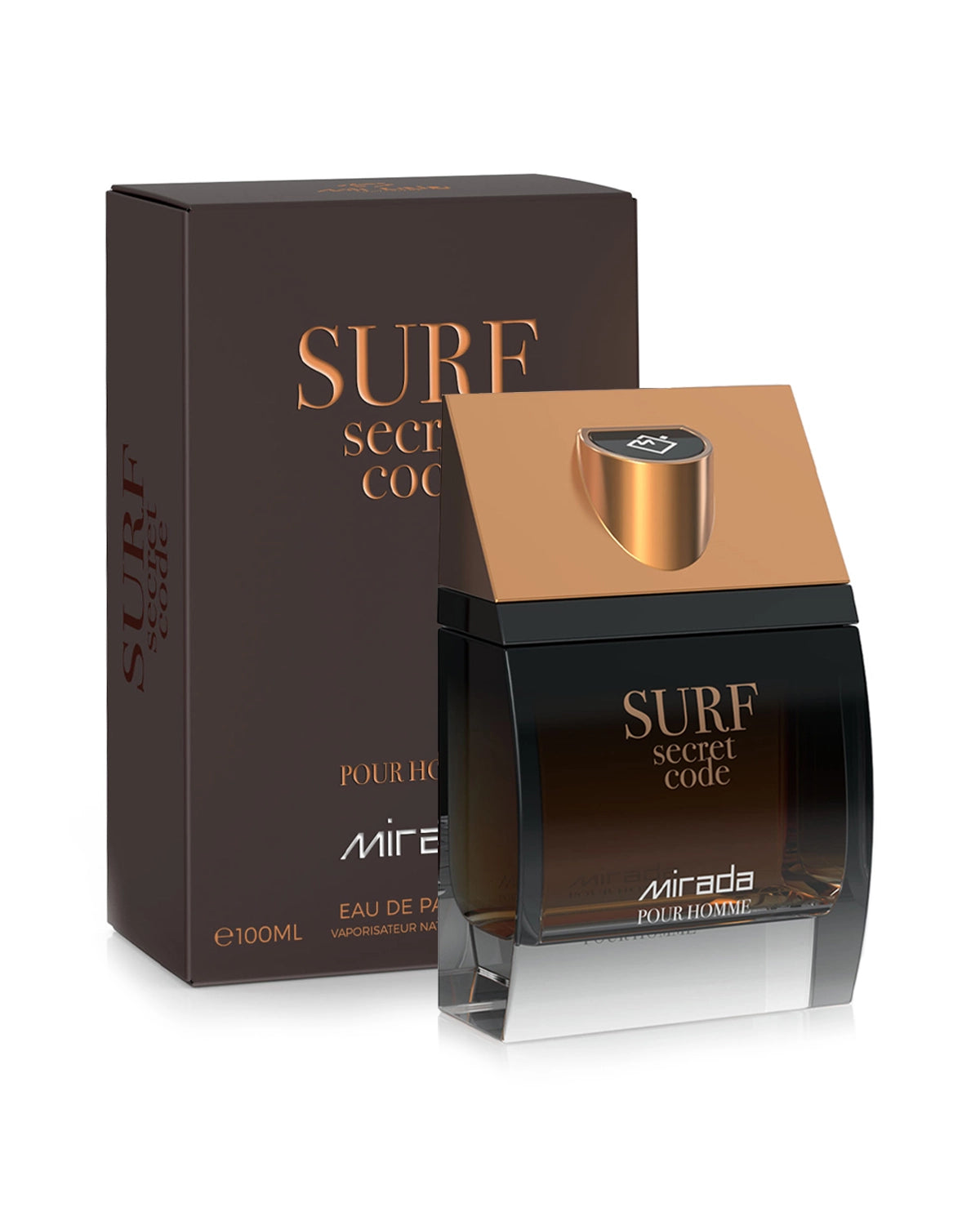 Mirada Surf Secret Code Eau de Parfum is a long lasting perfume for men. A pour homme EDP made in Dubai, UAE