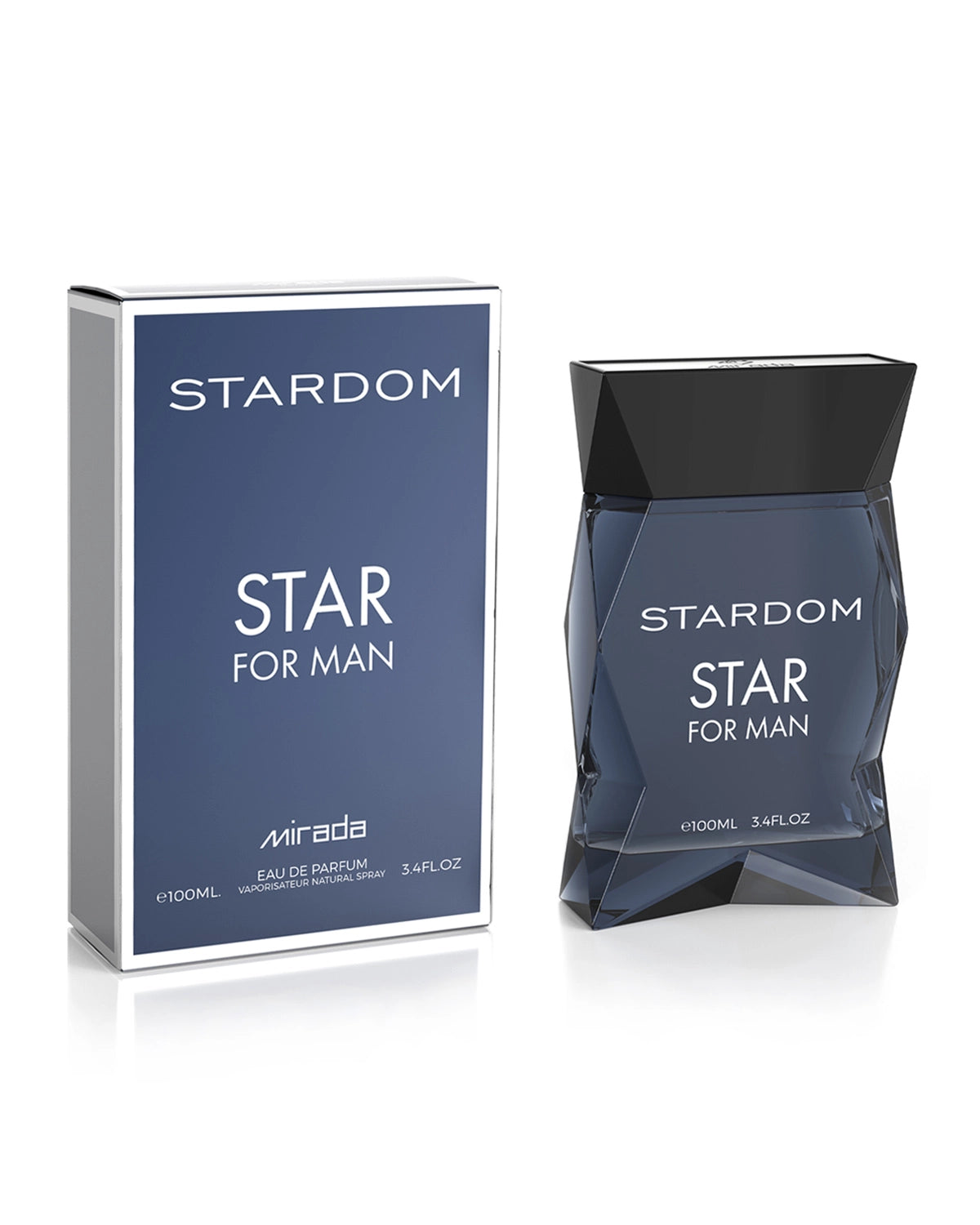 Mirada Stardom Star For Man Eau de Parfum is a long lasting perfume for men. A pour homme EDP made in Dubai, UAE