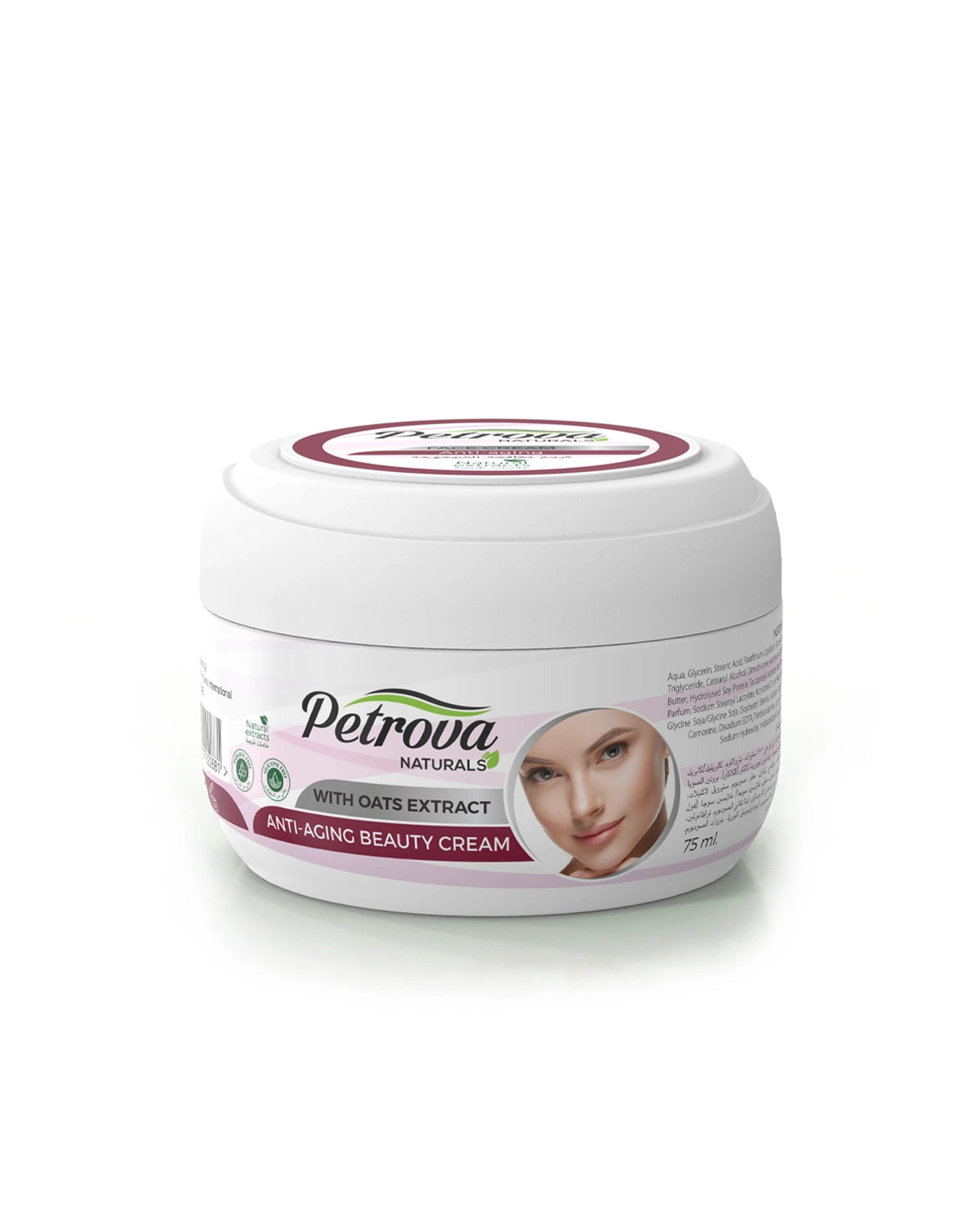 Petrova Anti-Aging Beauty Cream for woman and men. Provides essential nutrients to keep your skin young. Protects face from aging and restore skin elasticity. Suitable for all skin types, especially for people with dry skin and sensitive skin. Best Anti-Aging Cream. Beauty cream for face. Beauty cream for oily skin. Best beauty cream. Made in Dubai, UAE.