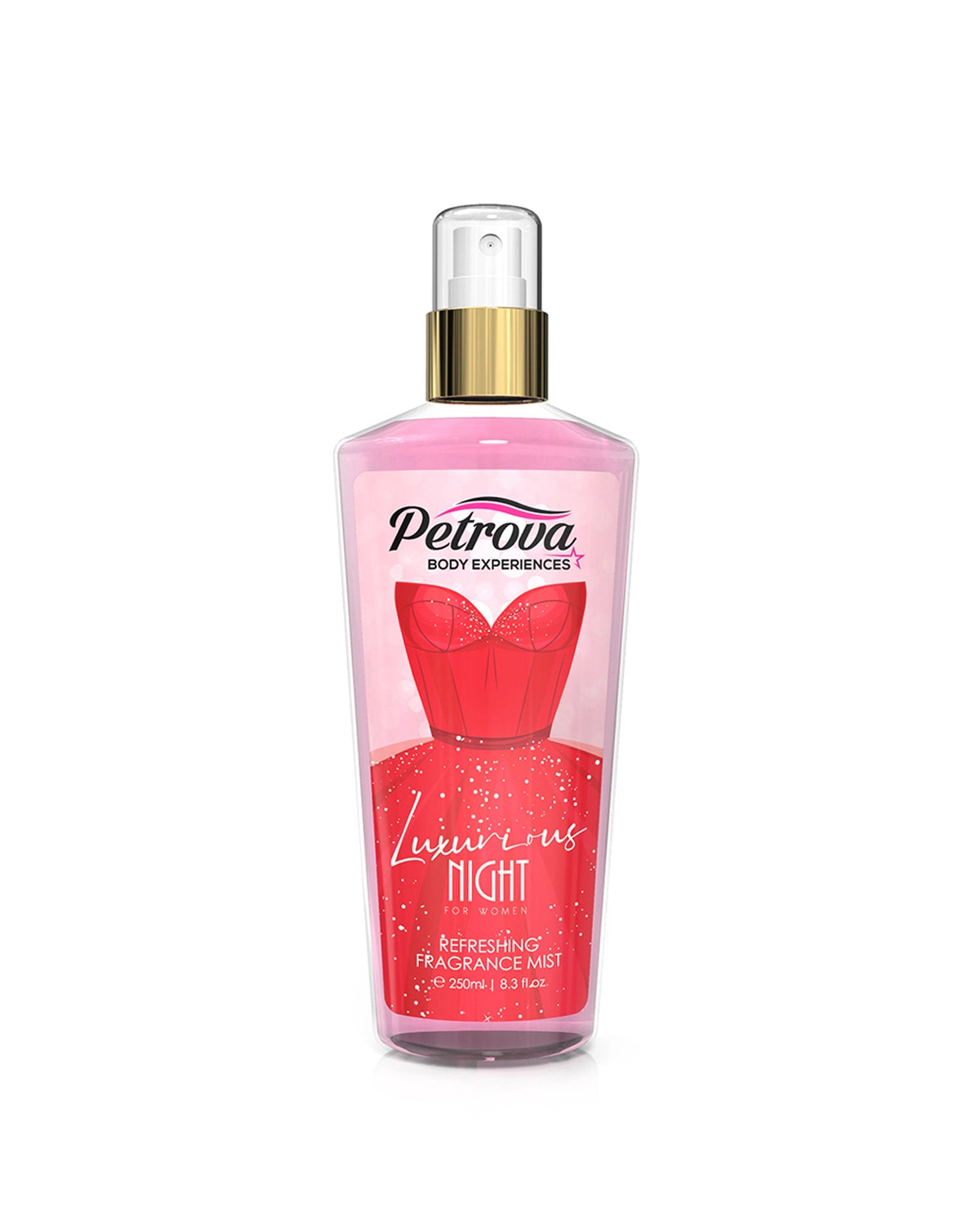 Petrova Luxurious Night Body Mist for men and women. A long-lasting body mist that leaves you enticed with its luxurious feel. Body mist uae. Best body mist. Made in Dubai, UAE.