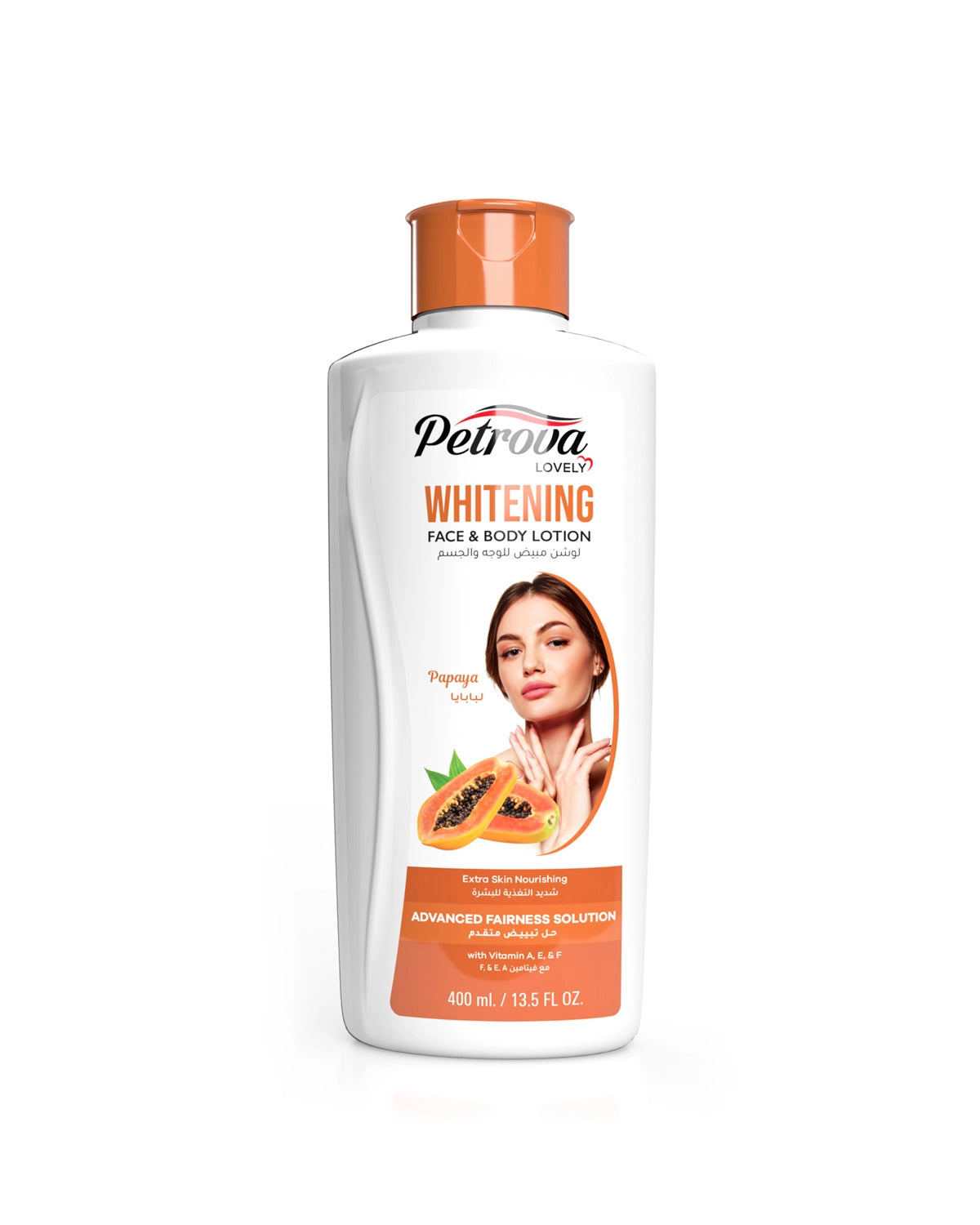 Petrova Papaya Whitening Face and Body Lotion for women and men. A skin-whitening body lotion infused with vitamin A, E & F. Whitening lotion for dry skin. Whitening lotion for body. Whitening lotion Body. Best whitening lotion. Best permanent skin. Whitening Body Lotion. Permanent skin Whitening Body Lotion. Whitening lotion for face.