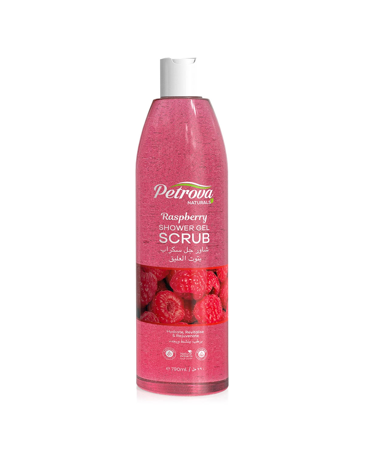 Raspberry Shower Gel Scrub 790ml