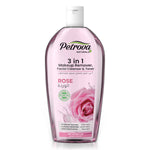 Alcohol free Rose 3in1 Make Up Remover, Facial Cleanser & Tonner for women and men. It removes makeup, cleanses, hydrates and purify the skin. For people with dry skin and sensitive skin. Facial cleanser for oily skin. Facial cleanser for men. Facial cleanser for dry skin. Eye makeup remover. Best make up remover. Made in Dubai, UAE.