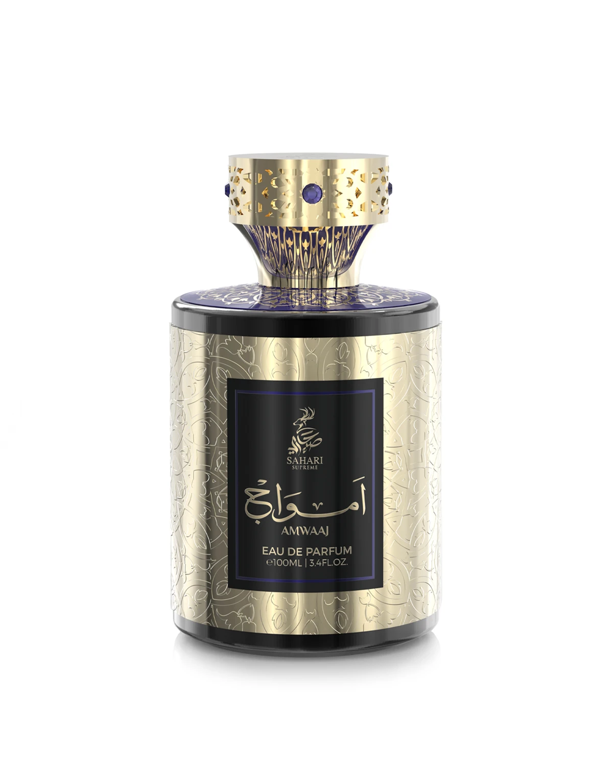 Sahari Amwaaj Eau de Parfum for woman and men. A unisex perfume made in Dubai, UAE