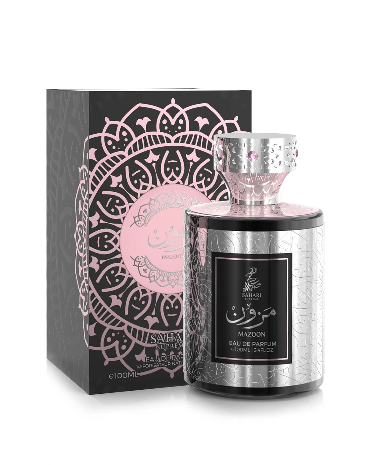 Sahari Mazoon Eau de Parfum for woman and men. A unisex perfume made in Dubai, UAE