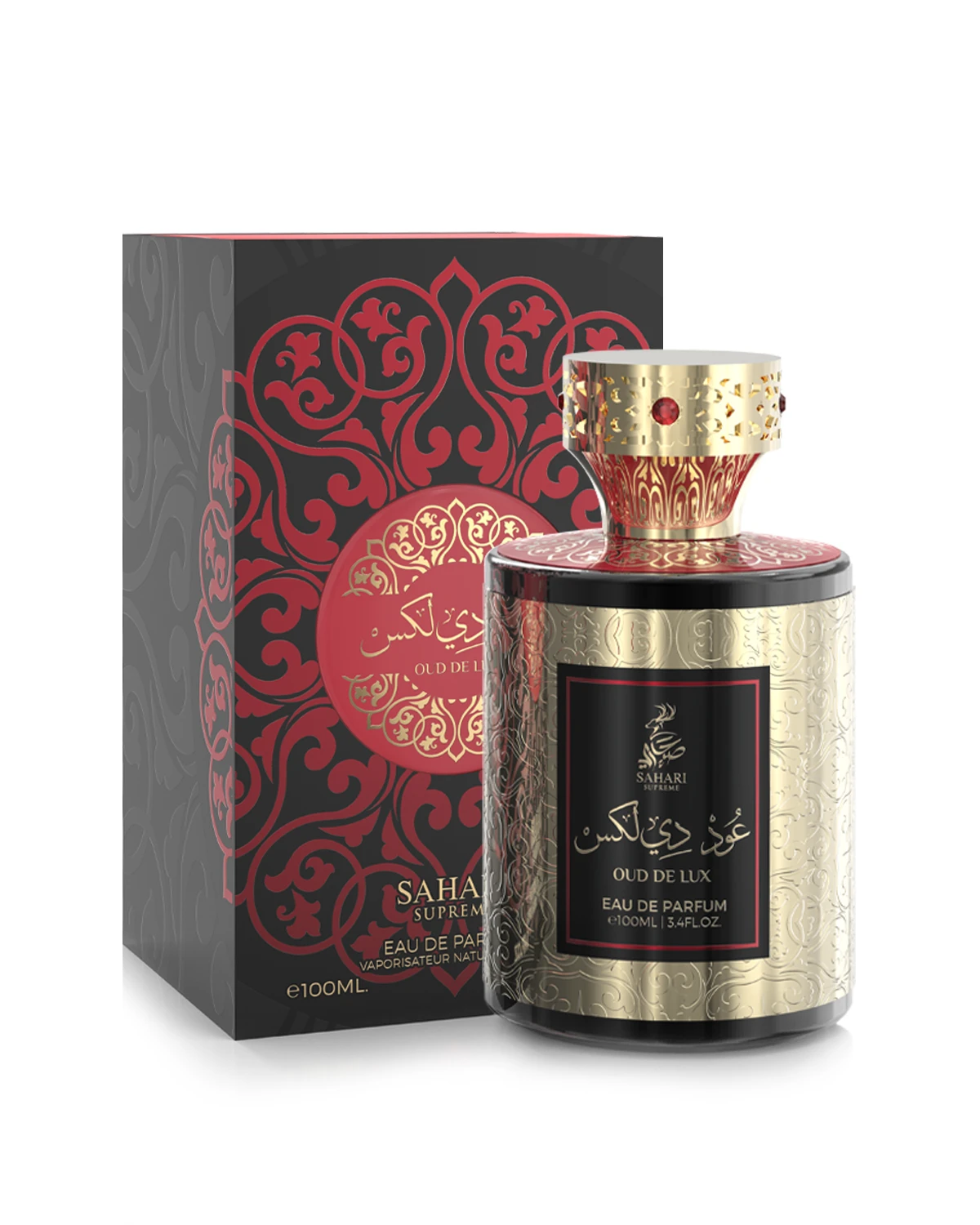 Sahari Oud De Lux Eau de Parfum for woman and men. A unisex perfume made in Dubai, UAE