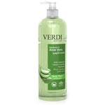 Verdi Extracts of Aloe Vera Body Wash for women and men. Infused with vitamin B5, vitamin E, and skin moisturizers. Enriched with natural extracts of aloe vera gel. For people with oily, dry, and sensitive skin. Made in Dubai, UAE.