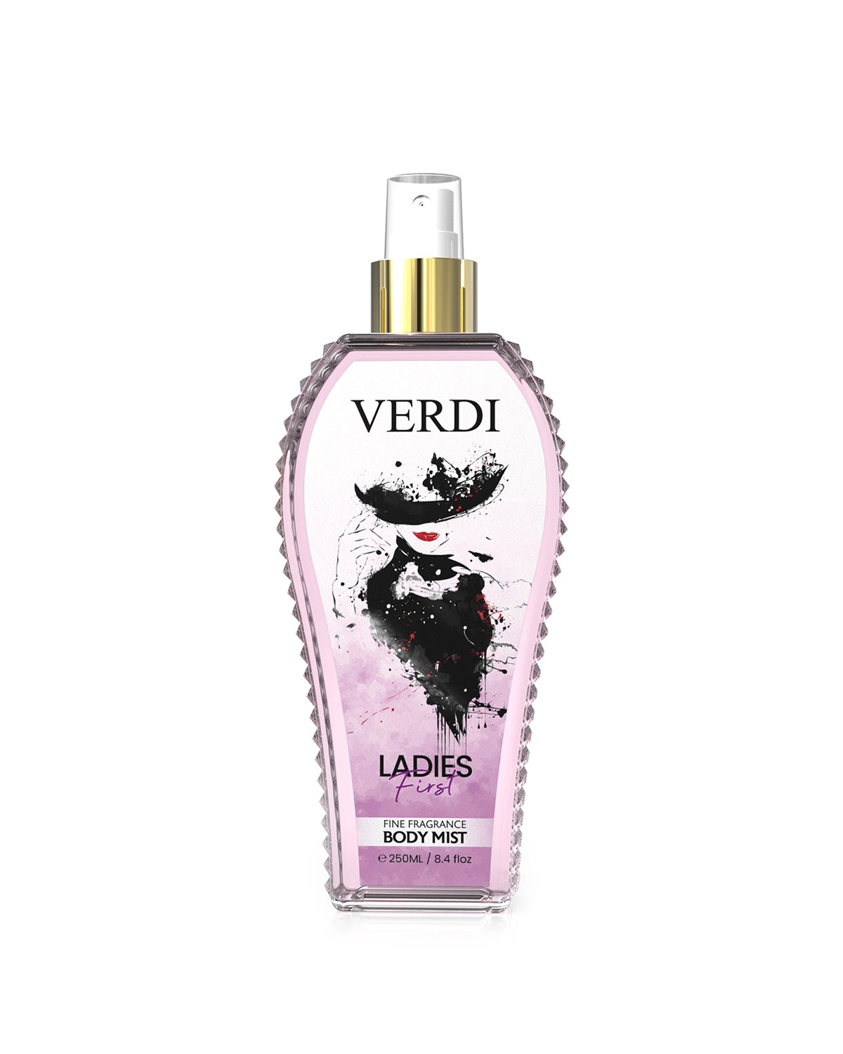 Verdi Ladies First Body Mist for women. A long lasting feminine scent for her. Perfect to complete your beauty routine. Made in Dubai, UAE.