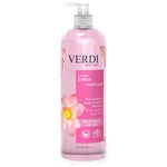 Verdi Loving Lotus Body Wash for women and men. Infused with vitamin B5, vitamin E, and skin moisturizers. Enriched with natural extracts of lotus flower. With hydrating properties to rejuvenate your face and body. For people with dry and sensitive skin. Made in Dubai, UAE.