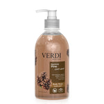 Verdi Maritime Pine Body Wash for women and men. Enriched with natural extracts of pine, vitamin B5, vitamin E, and skin moisturizers with anti-inflammatory properties for people with sensitive skin.