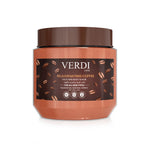 Verdi Rejuvenating Coffee Face & Body scrub for women and men. Infused with the beautiful fragrance, natural extracts, and benefits of coffee. Especially formulated blend of natural exfoliants for people with pigmented skin. Made for people with dry and sensitive skin. Made in Dubai, UAE.