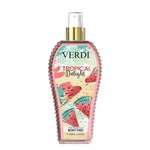 Verdi Tropical Delight Body Mist for women and men. A long lasting refreshing fragrance. Leaves you feeling refreshed all day long. Made in Dubai, UAE.